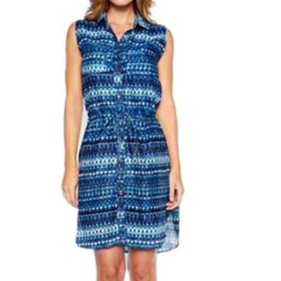 Button Down Shirt Dress - Picture 3 of 3